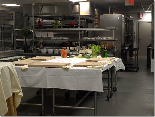 kitchen at the Four Seasons