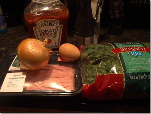 spinach meatloaf ingredients