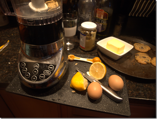 Hollandaise ingredients