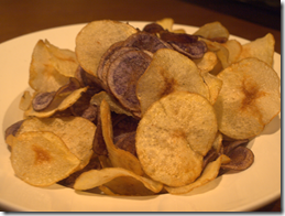 homemade potato chips