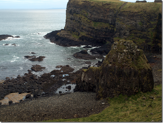 view from Dunluce Castle