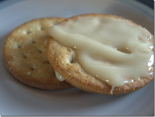 crackers with Lemon Honey Creme