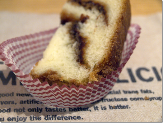 Starbucks cinnamon coffee cake