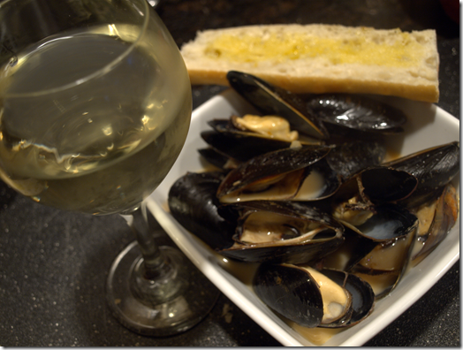 coconut curry mussels