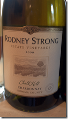 Rodney Strong Chalk Hill Chardonnay