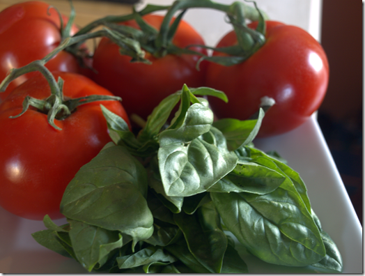 tomatoes and basil