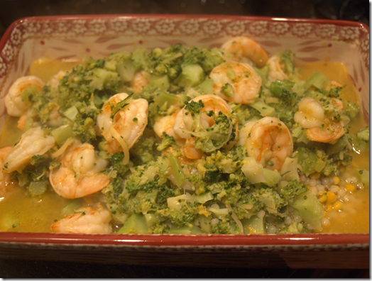 shrimp and broccoli