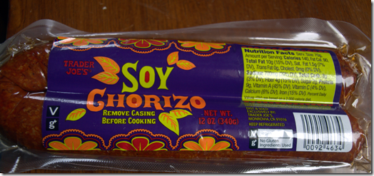 soy chorizo