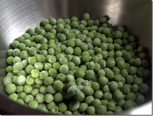 frozen peas