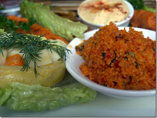 vegetarian meze platter