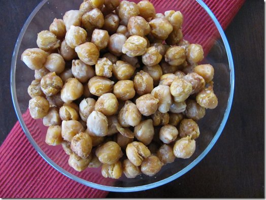 crunchy chickpeas