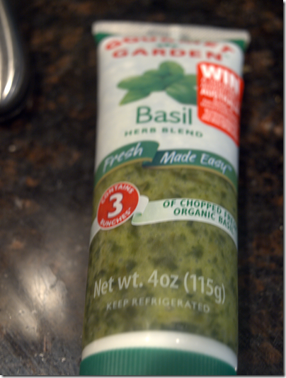 tube of basil