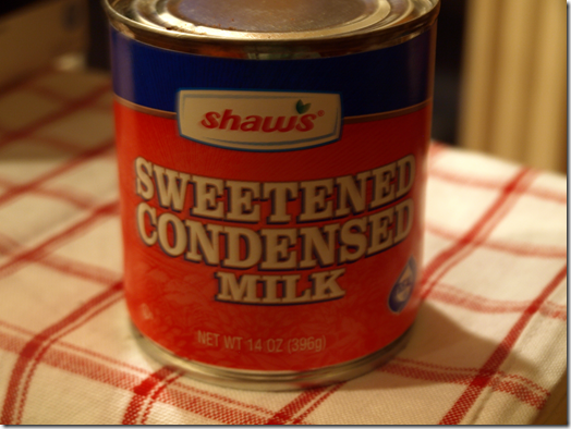 sweetened condensed milk