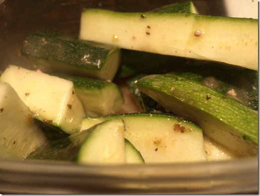 marinated zucchini