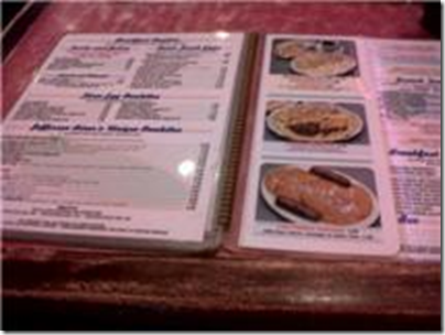 Jefferson Diner menu