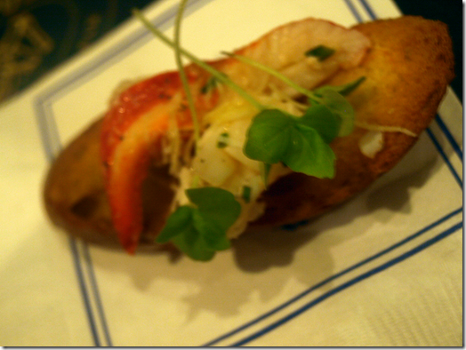 lobster crostini