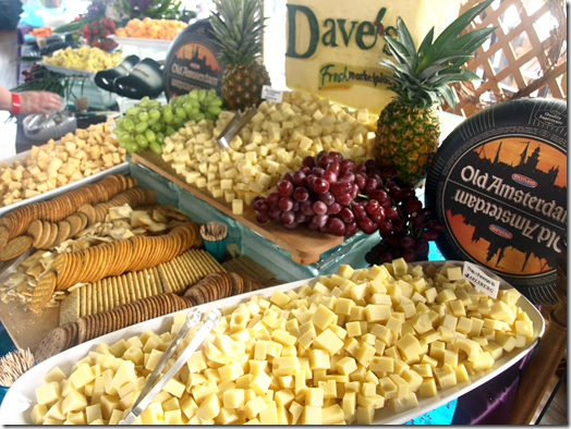 cheese display