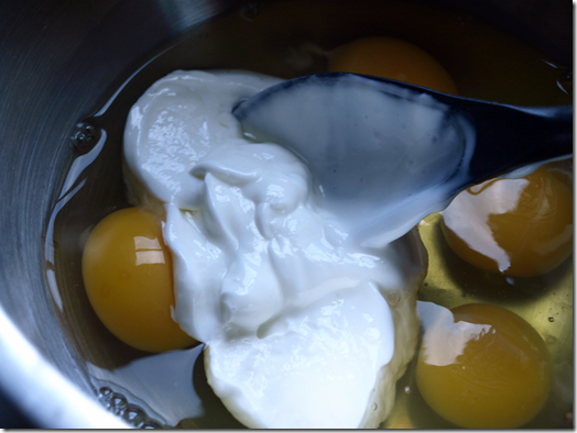 eggs and yogurt