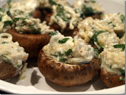 crab stuffed mushrooms