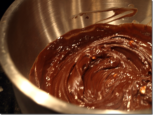 melted chocolate