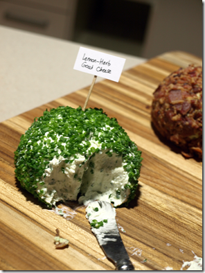 lemon herb goat cheese