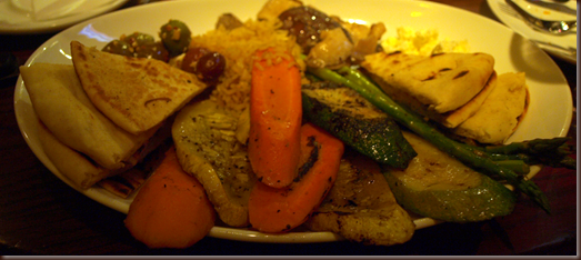 grilled vegetable platter
