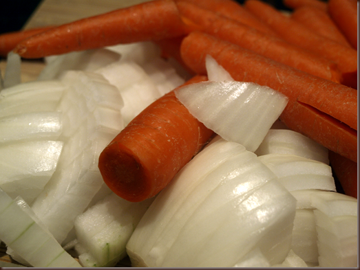 carrots and onions