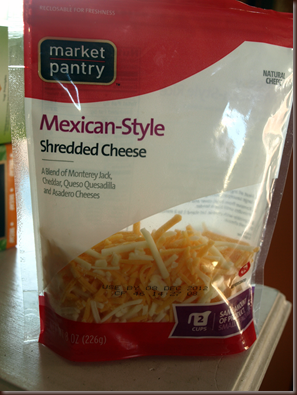 shredded cheese