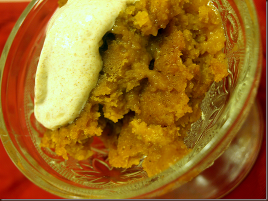 pumpkin pudding cake