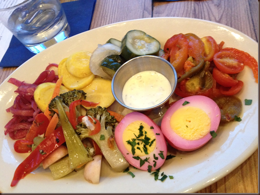 pickled vegetable plate