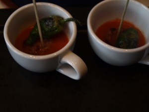 Teatro - fig and prosciutto sausage in spicy tomato brodo