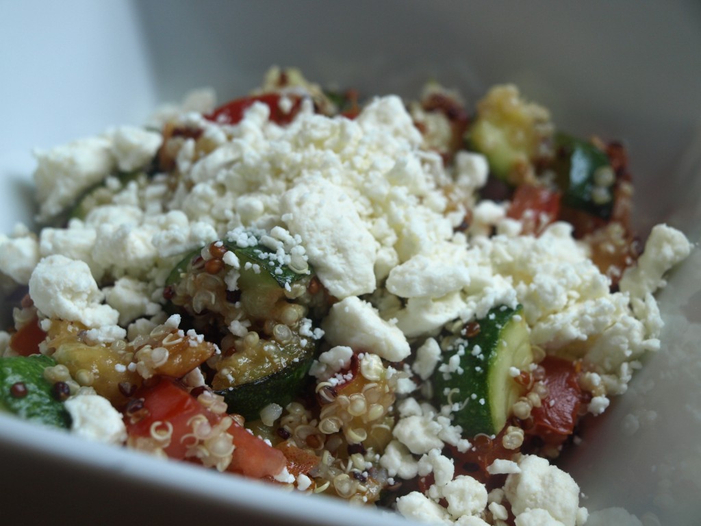 quinoa with summer vegetables