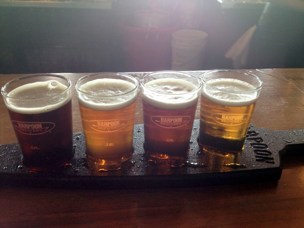 Harpoon beer sampler