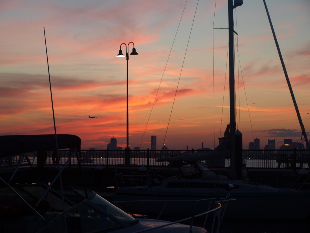 Boston Harbor Sunset