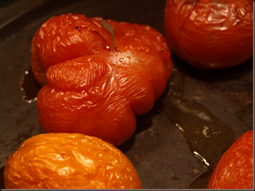 roasted heirloom tomatoes