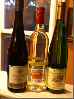 Riesling tasting