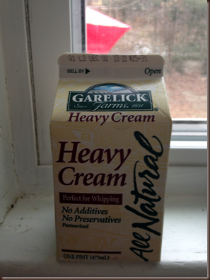 heavy cream