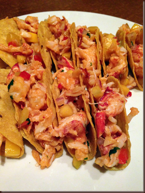 Lineage lobster tacos