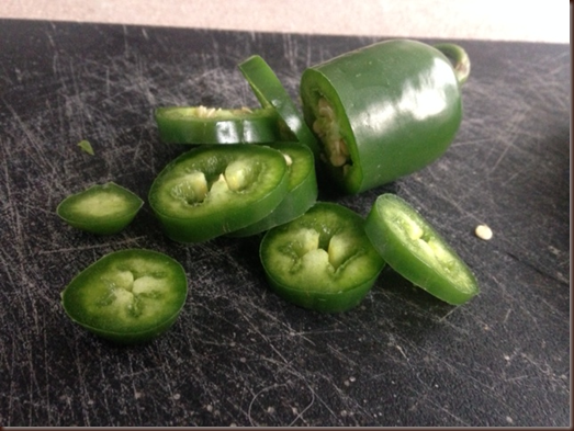 chopped jalapeno