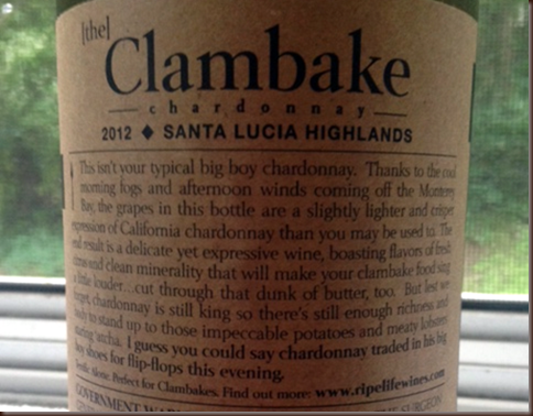 Clambake Chardonnay