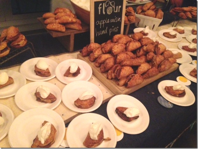 Flour apple raisin hand pies