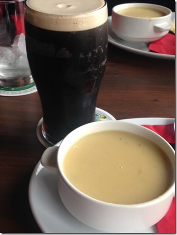 Guinness and soup