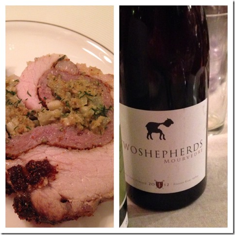 porchetta and Mourvedre 