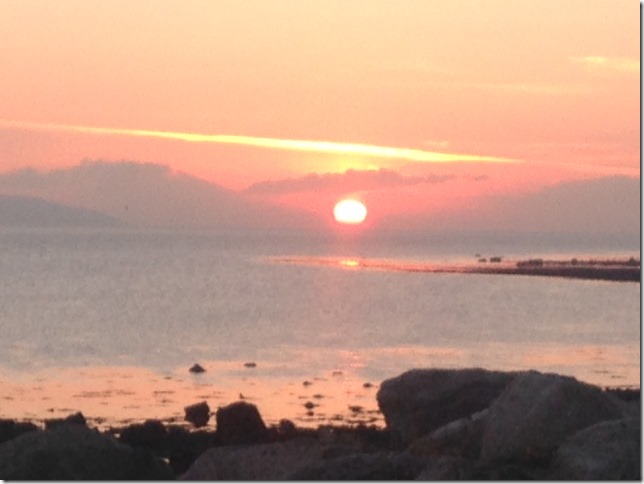 Galway Bay sunset