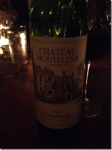 Chateau Montelena 2012 Cabernet Sauvignon