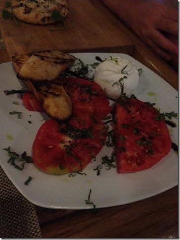 heirloom tomato and burrata salad 