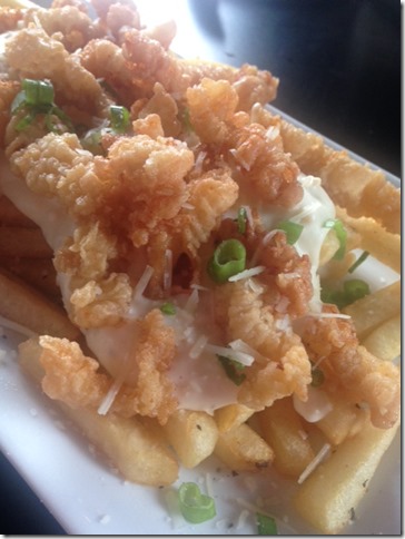 clam chowder poutine