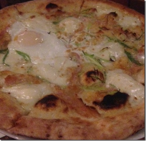 pizza with egg