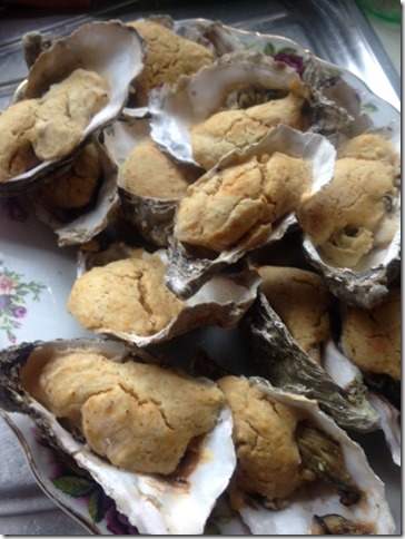 baked Irish oysters 