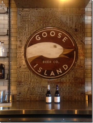 Goose Island tap room